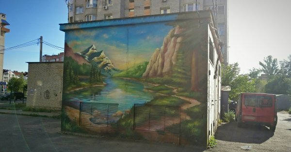 Природа карандашом