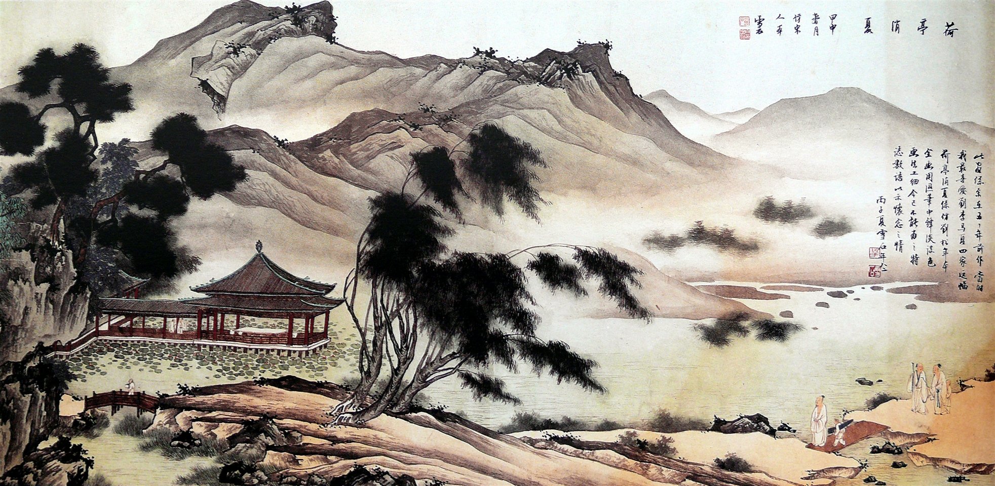 Китайская живопись пейзаж конфуцианство