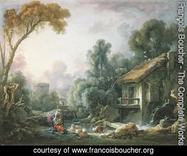 Франсуа Буше пейзажи