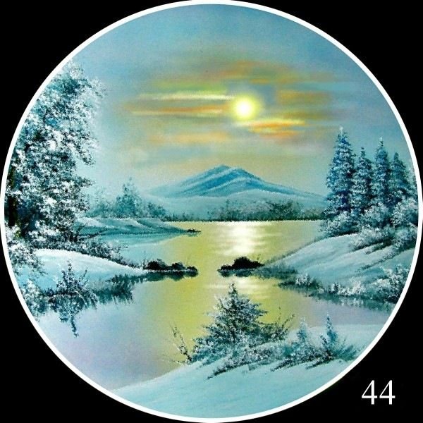 Боб Росс водяная мельница