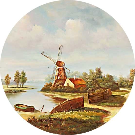 Красивые пейзажи в круге