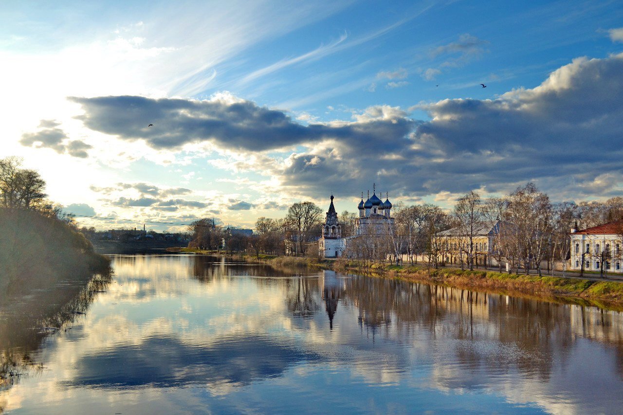 Вологда лето река