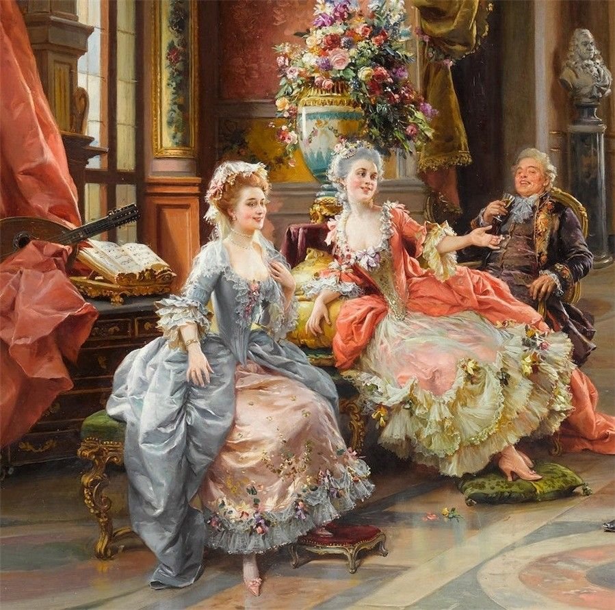 Стиль рококо во Франции 18 века живопись