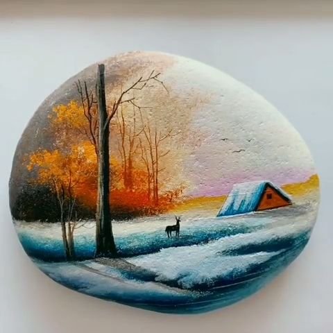 Пейзажи на гальке