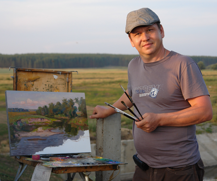 Викентий Лукиянов картины деревня