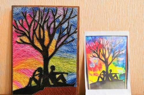 Техника стринг арт