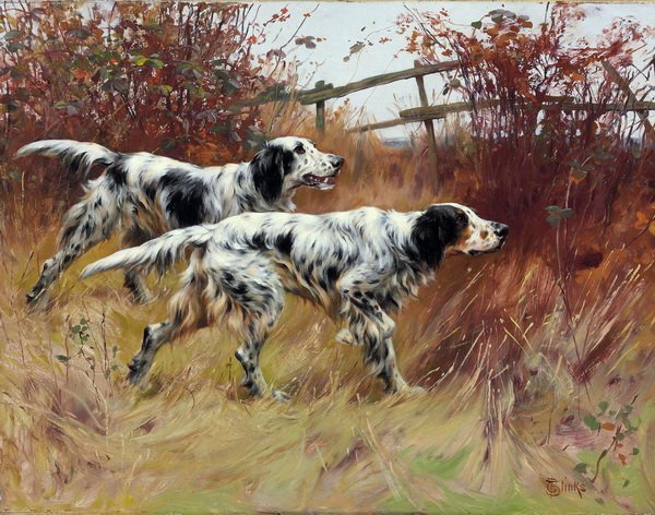 Картины английская охота Томас Блинкс