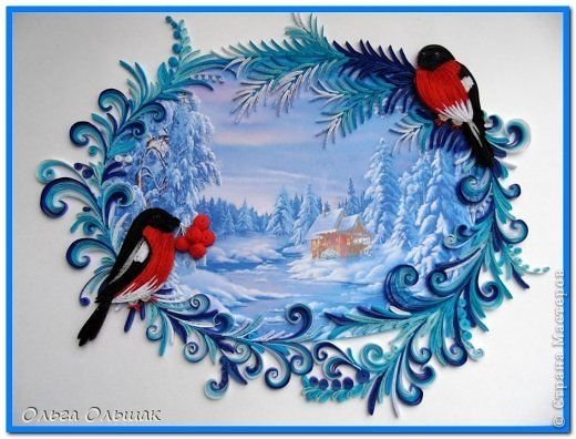 Квиллинг зима