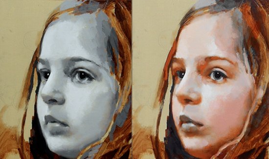 Подмалевок в масляной живописи портрет