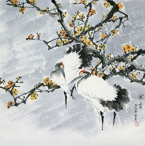 Китайская Национальная живопись «гохуа» древний Китай