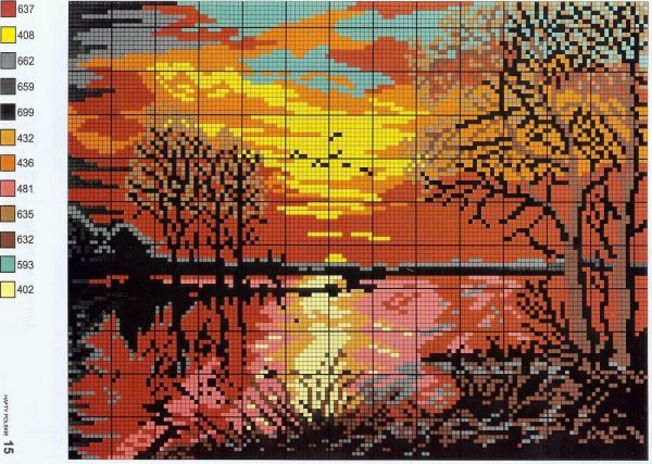 Рисунки по клеточкам в тетради котики