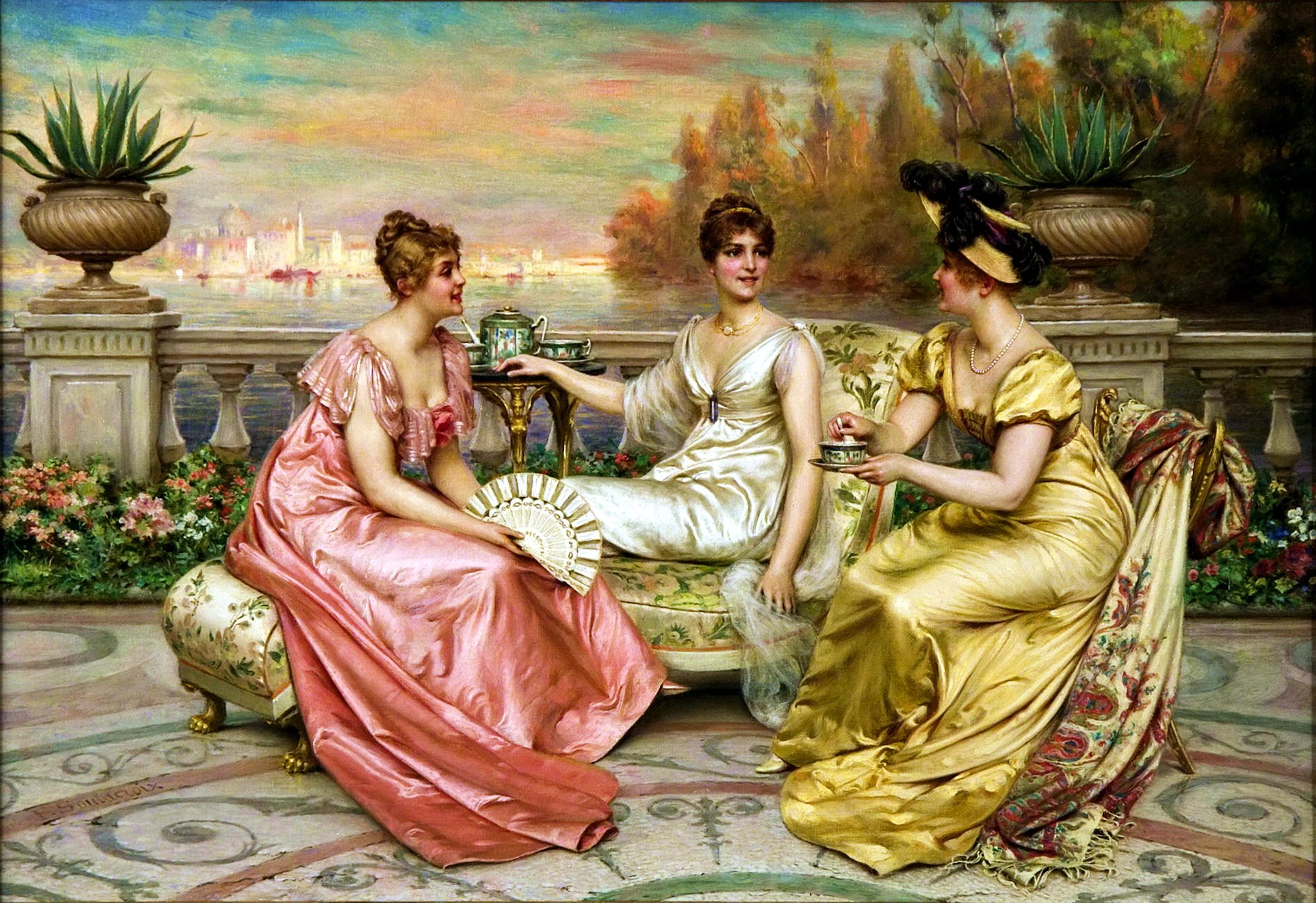 Художник Frederic Soulacroix 1858-1933