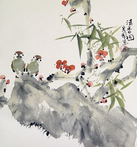 Гохуа китайская живопись портрет