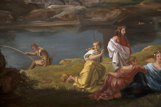 Клод Лоррен акварель