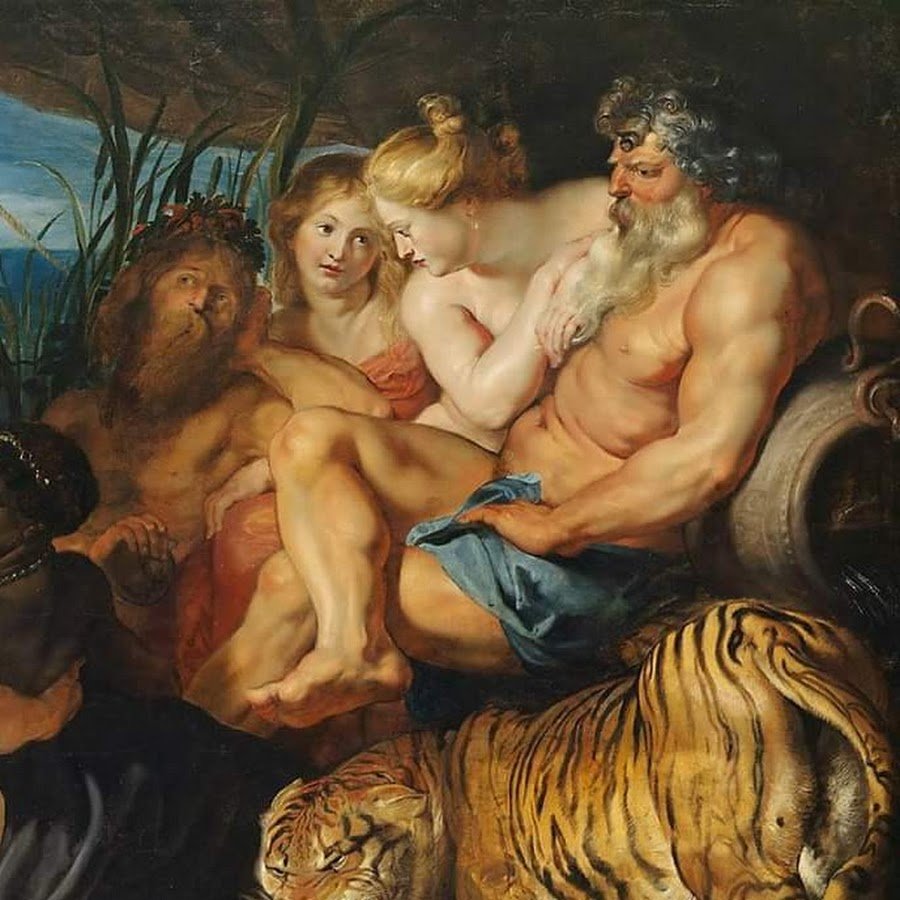 Питер Пауль Рубенс. Три нимфы с рогом изобилия. 1628