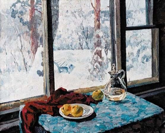 Кончаловский окно поэта картина