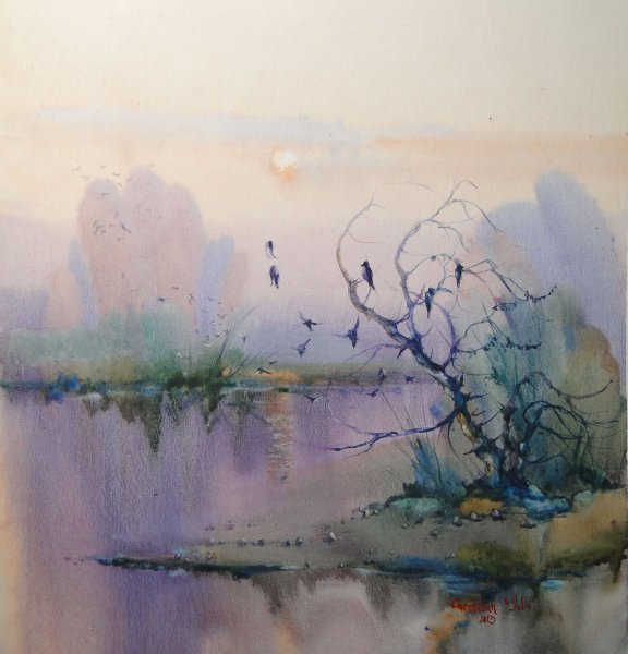 Пейзаж по сырому легко (49 фото)