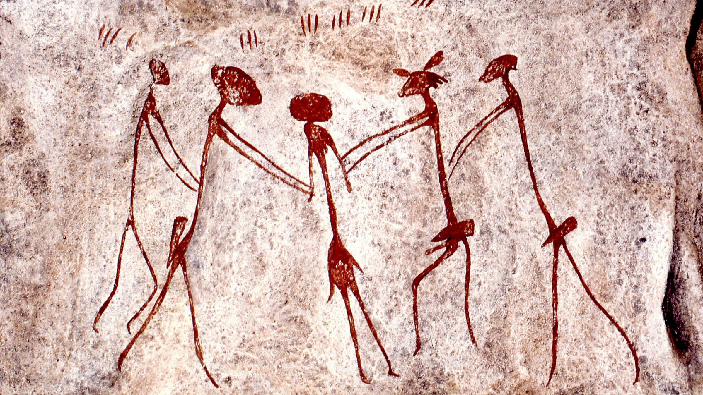 Рисунки каменного века в Танзании