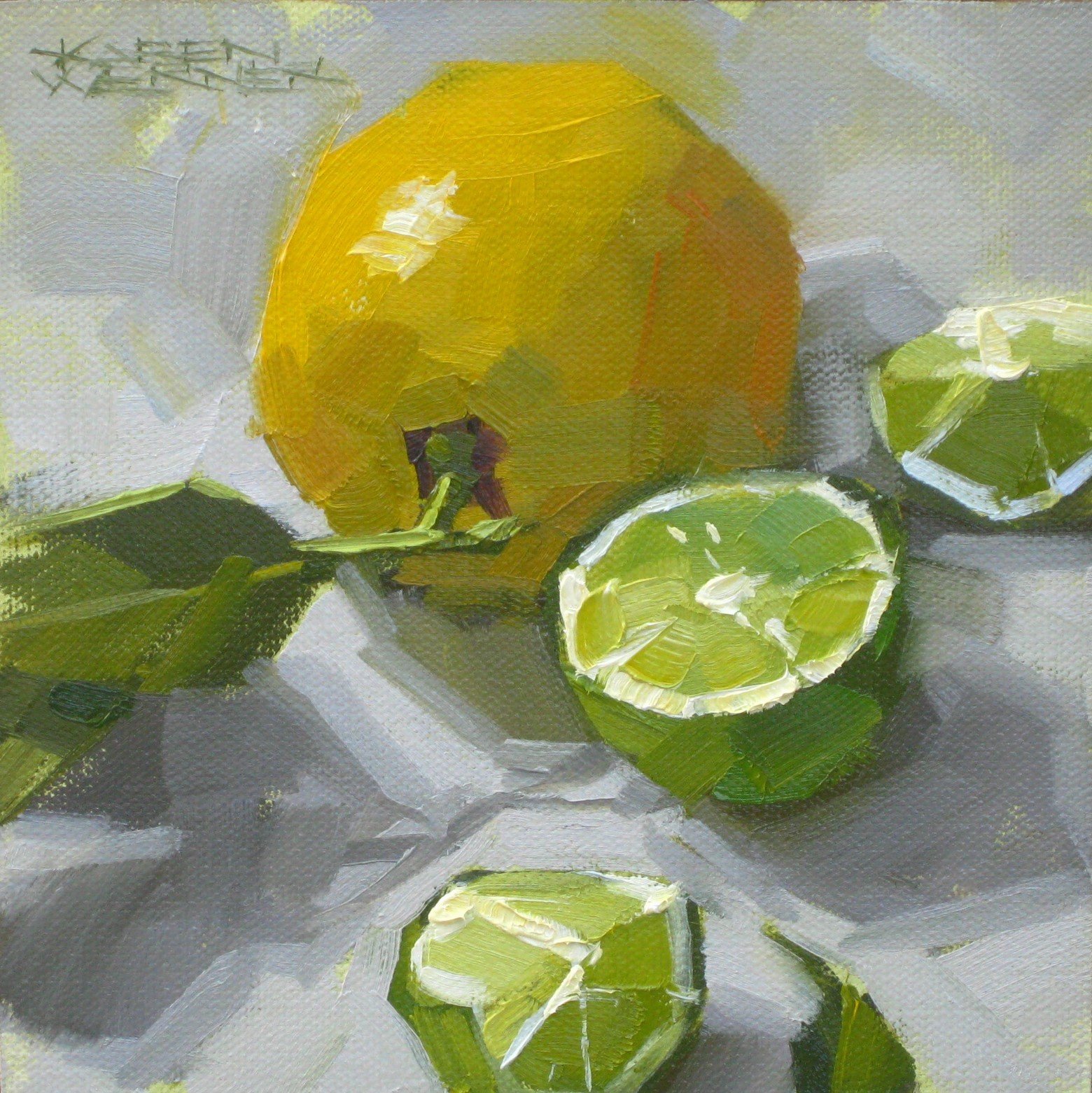 Карен Вернер картины лимоны