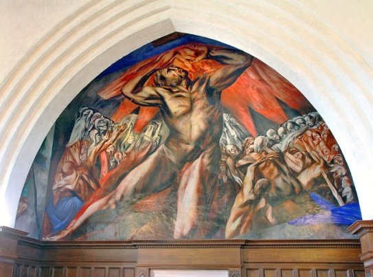 «Человек огня» Хосе Клементе Ороско