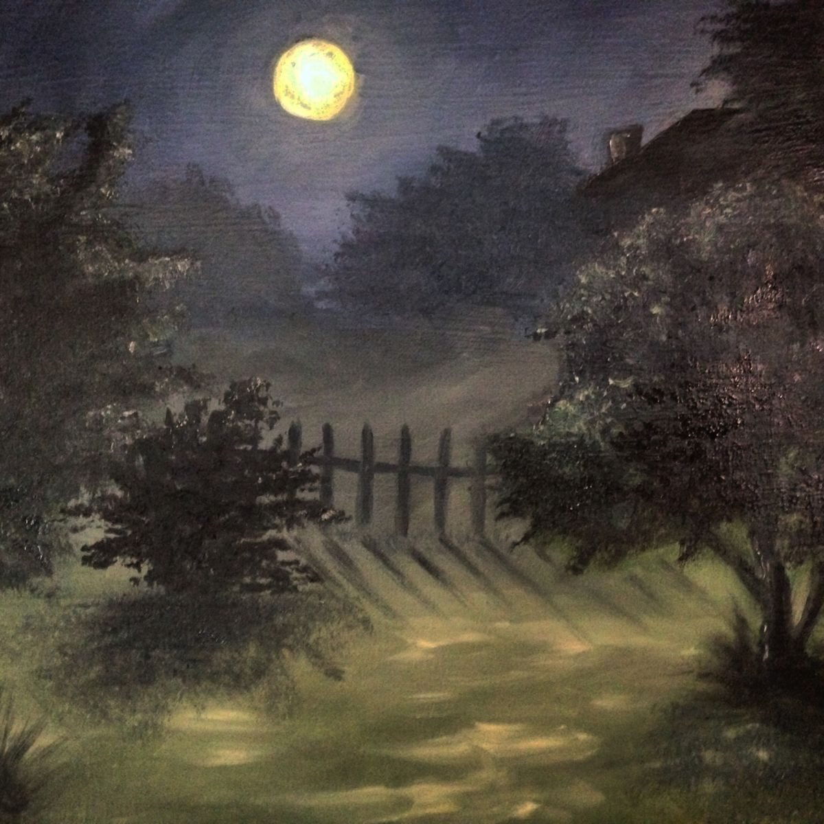 Тишина свет луны. Лунные пейзажи в живописи. Ночной пейзаж живопись. Лунная ночь в живописи. Пейзаж с луной.