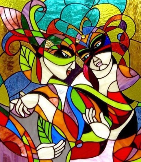 Витраж Арлекин