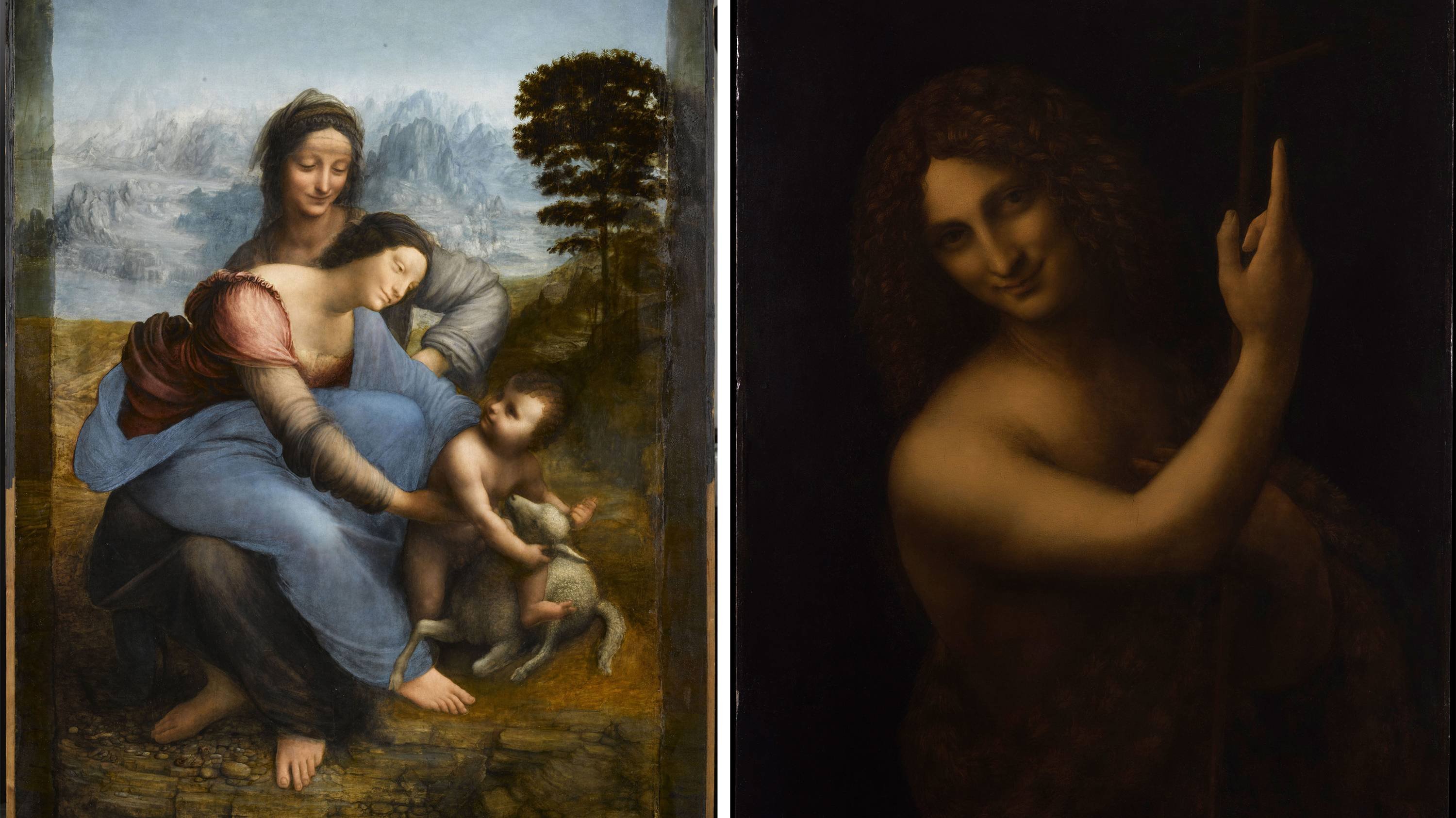 Леонардо да Винчи Святая Анна с Мадонной и младенцем Христом