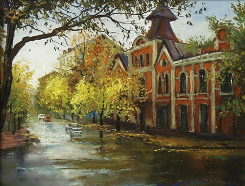 Пейзажи с терриконами Донбасса