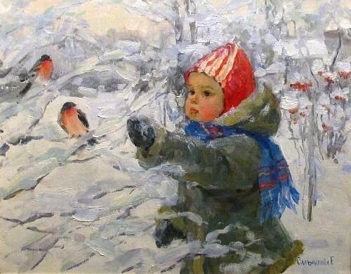 Дональд Золан зимние картины