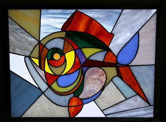 Монументально-декоративная живопись витраж