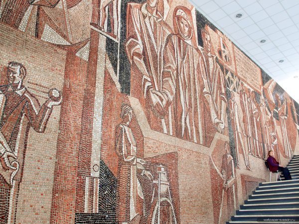 Андрей Кузнецов художник монументалист мозаика народы