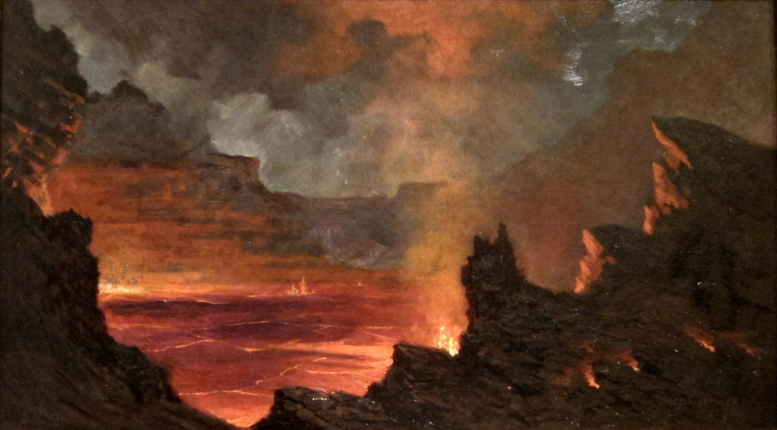 Картины 1816 извержение вулкана