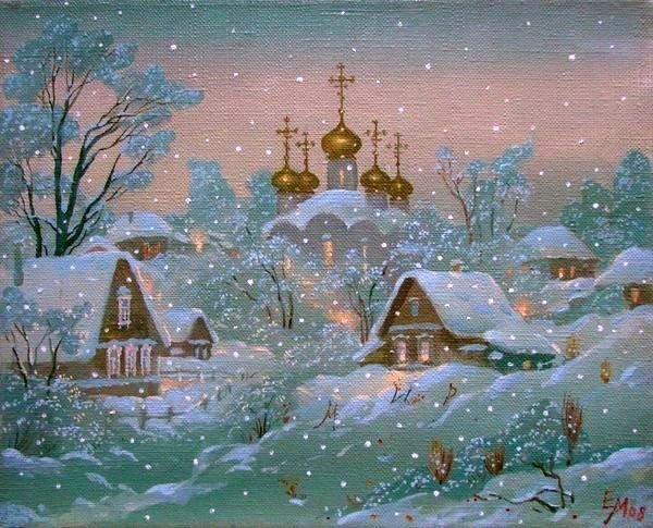 Художник Елена Москалева Рождество