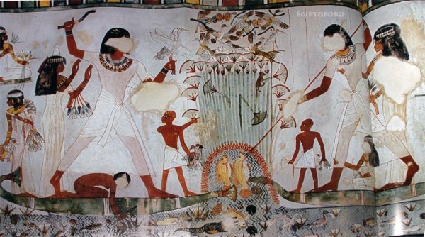 Росписи гробницы Хнумхотепа II В Бени-Хасане