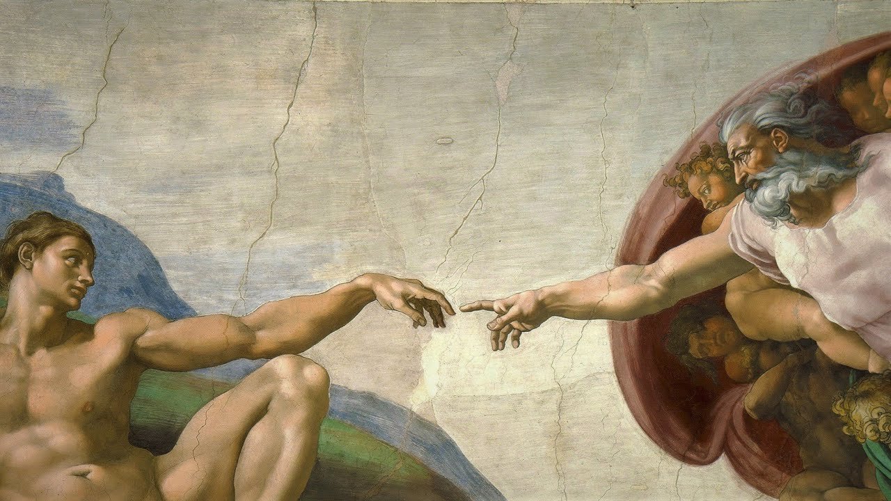 Это была рука бога. Микеланджело Буонарроти Сотворение Адама. Микеланджело, «Сотворение Адама», 1508–1512. Сотворение Адама картина Микеланджело.