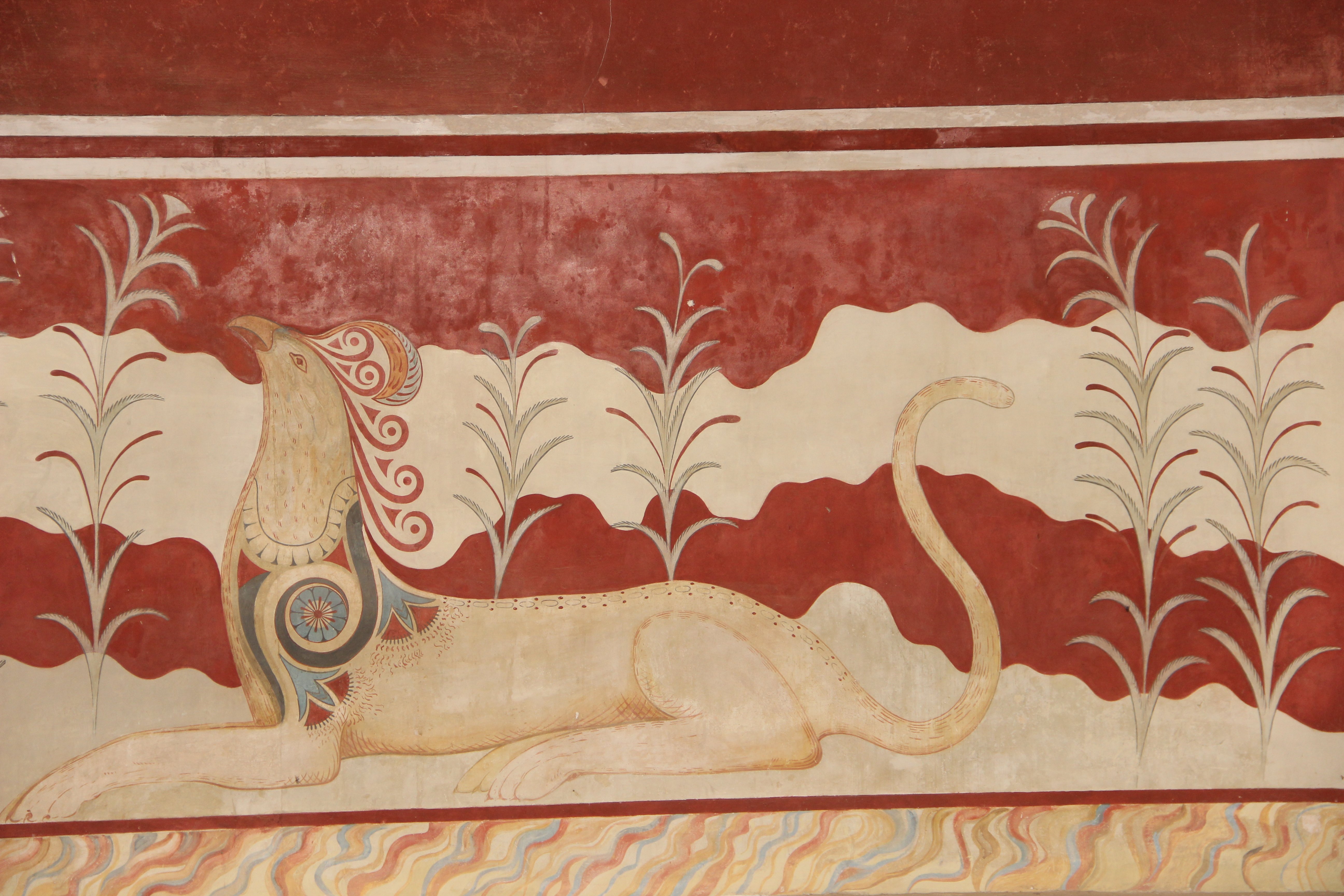 Кносский дворец фрески