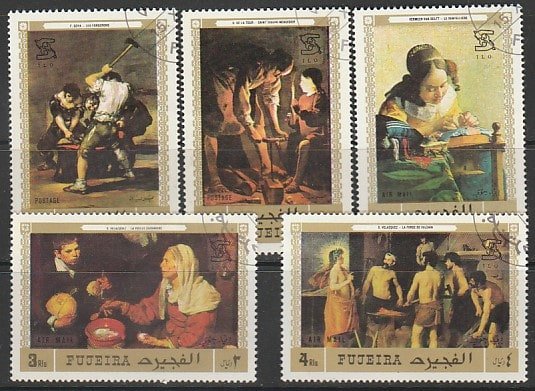 Марки Fujeira живопись