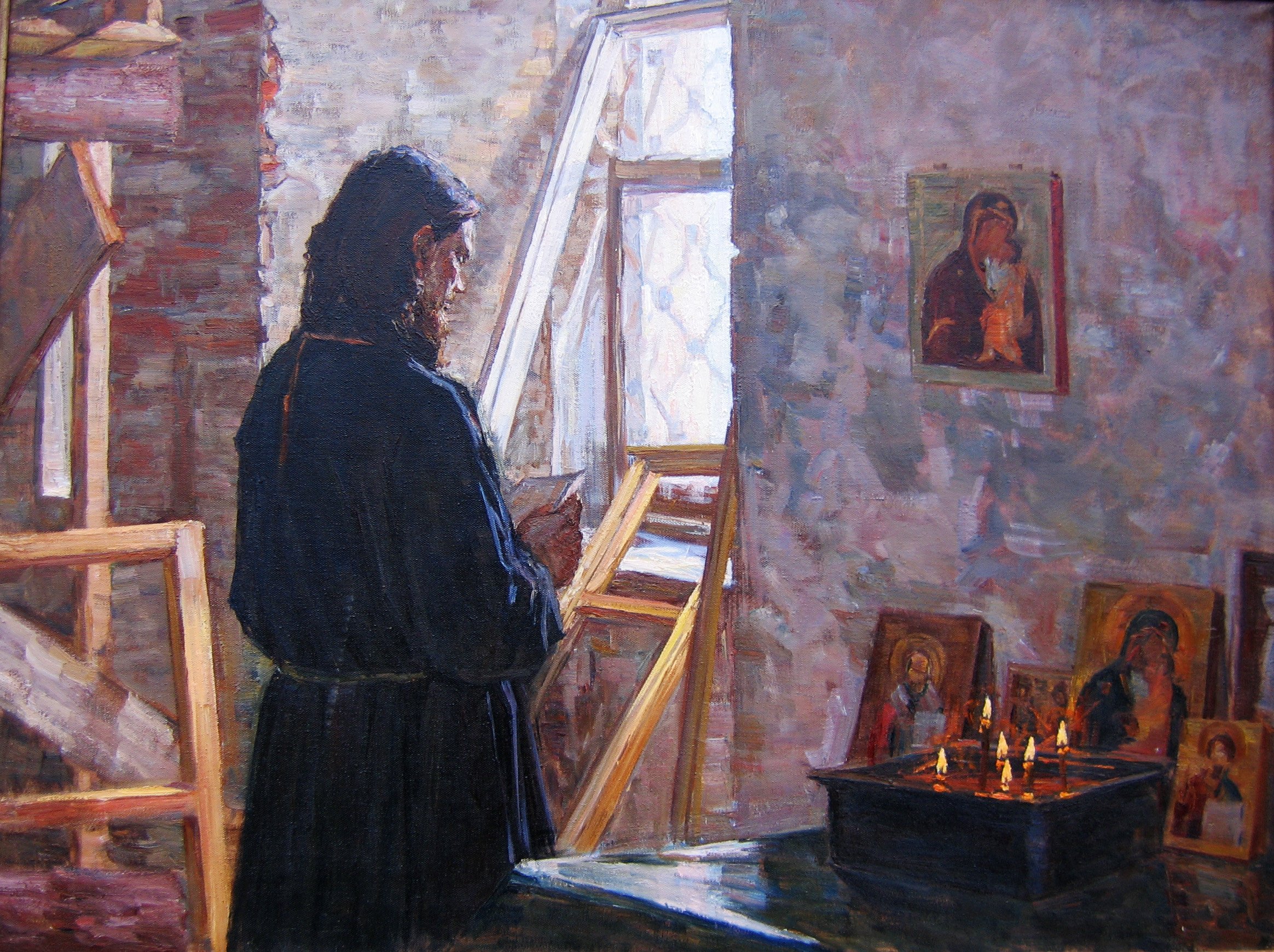 Монашество в живописи