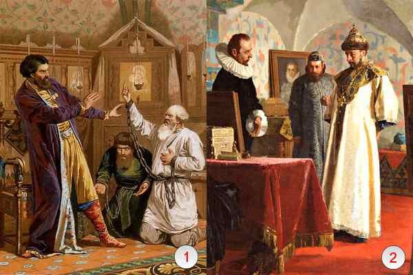 Царь Борис Годунов и дети а. Кившенко.