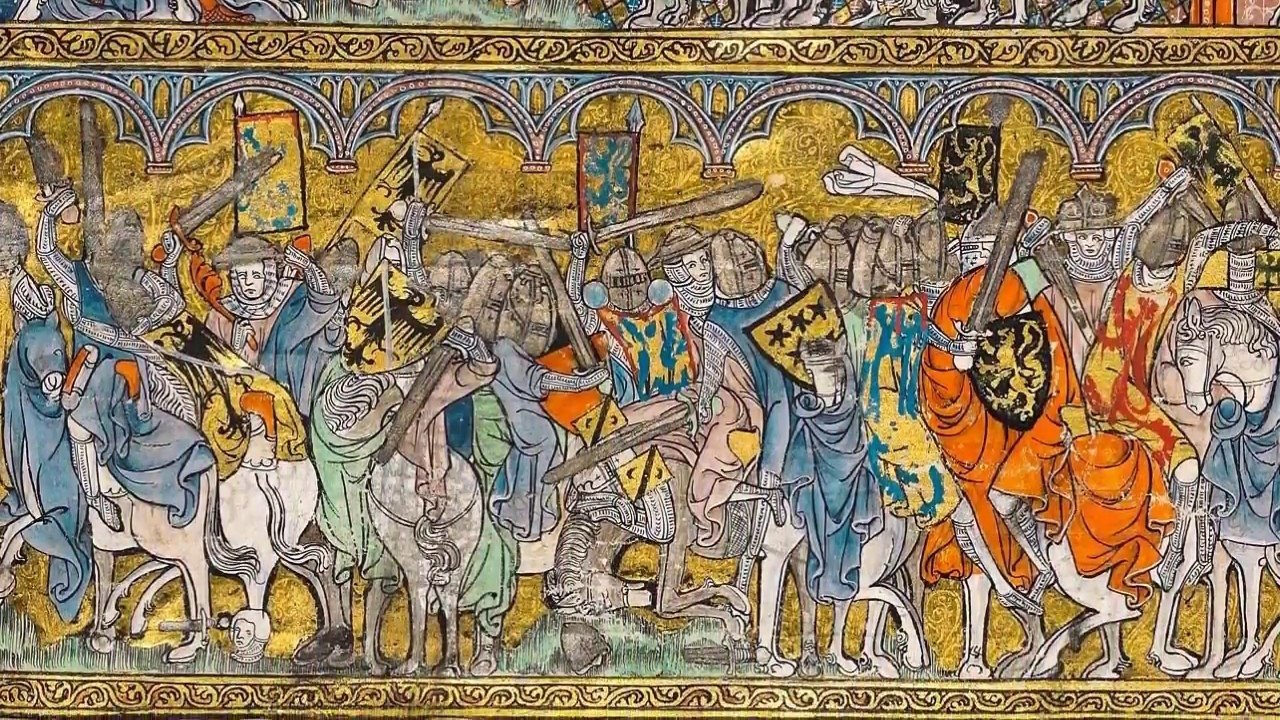 Штурм Иерусалима крестоносцами миниатюра 15 века