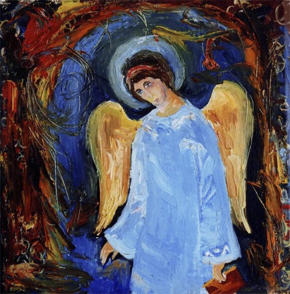 Ангелы в живописи современных художников