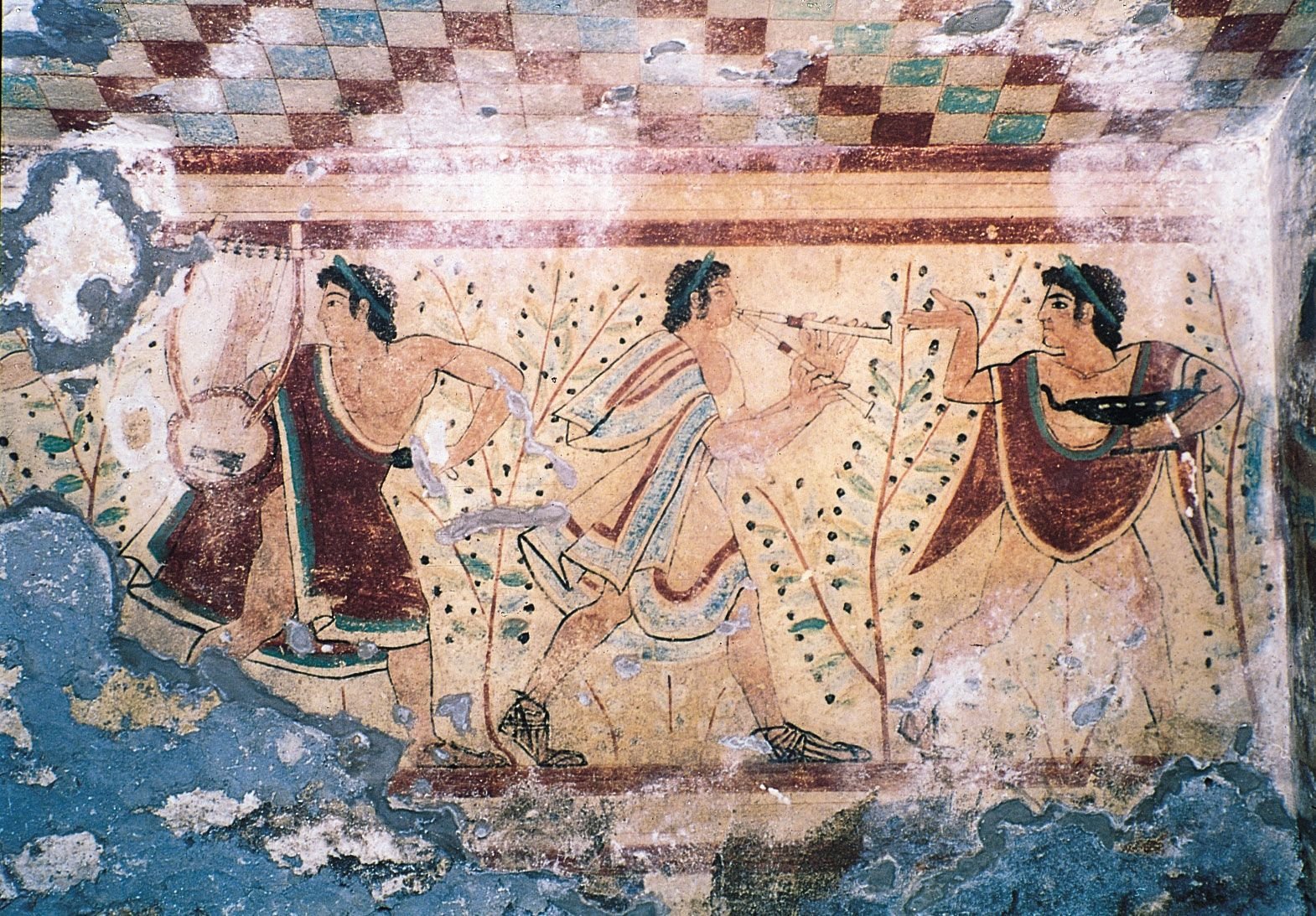 Древние фрески Греции