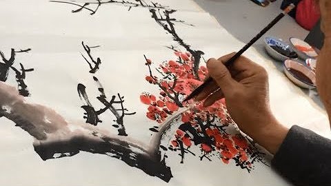 Китайская живопись гохуа бамбук