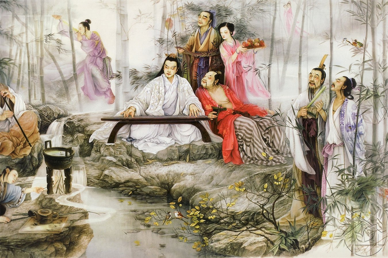 Живопись китайской художницы Ji Shuwen