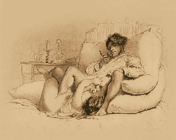 Мастурбация в живописи и рисунках