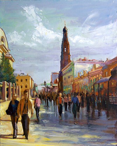 Казанский Кремль художник Вахитов