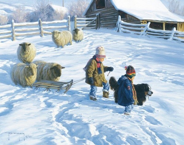 Зимние забавы для детей