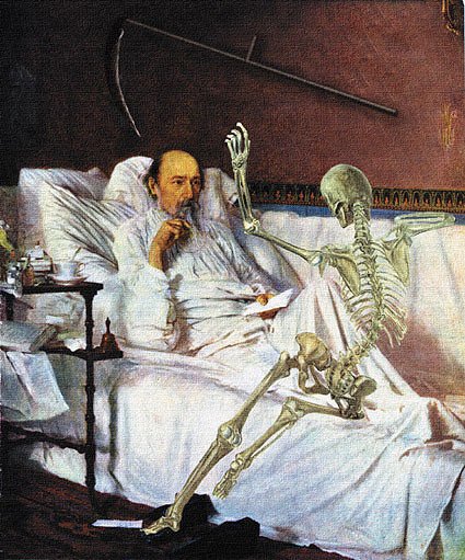 Смерть Некрасова картина