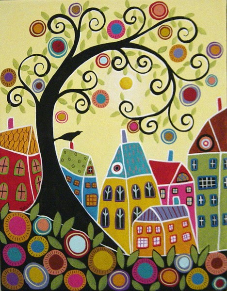 Карла Жерар наивная живопись