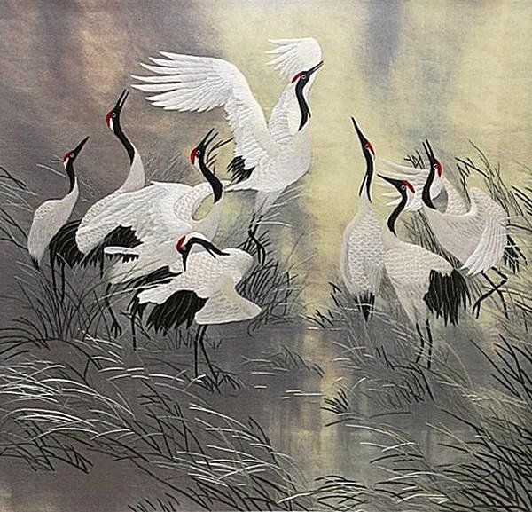 Вышивка Вьетнам шелковая